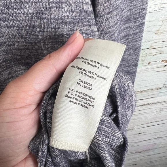 Aritzia WILFRED FREE Diapason purple gray long sleeve pullover top shirt xs - Picture 6 of 10